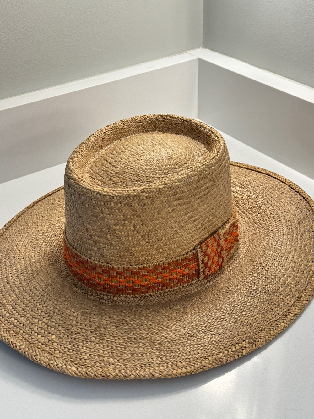 Vintage Bailey U-Rollit Straw Hat Stelzig’s Houston Western